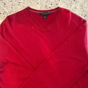 Banana Republic Silk/Cahsmere V-Neck Sweater Mens-L
